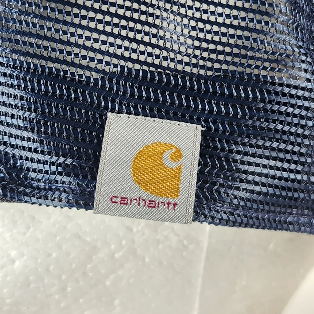Carhartt Cap Snap Back Force Trucker Mesh Blue NEW - Picture 8 of 11